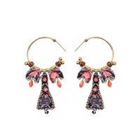 Earrings Ayala Bar Woman Rosy Clay in Metal Alloy Cristallo R2324